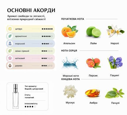 Парфуми Intenso Parfum ACQUA DI GIO Чоловічі 20ml