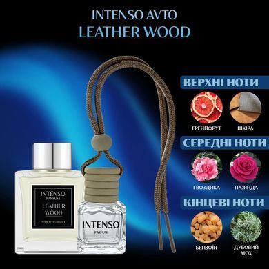 Автопарфум Intenso Avto LEATHER WOOD