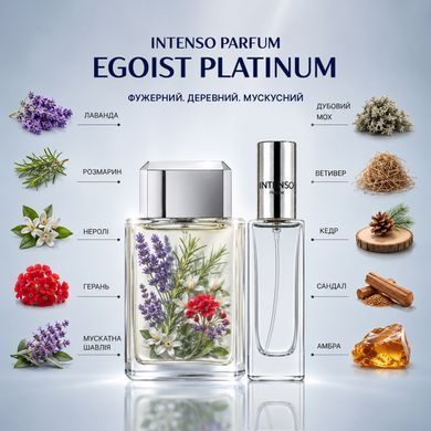 Парфуми Intenso Parfum EGOISTE PLATINUM Чоловічі 20ml