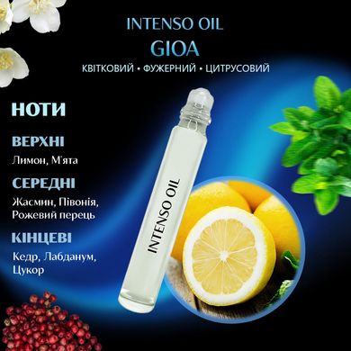 Масляные духи Intenso Oil GIOA Женские 10 ml