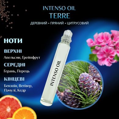 Масляные духи Intenso Oil TERRE Мужские 10 ml