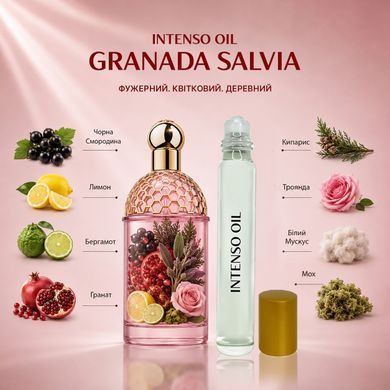 Масляні парфуми Intenso Oil GRANADA SALVIA Унісекс 10 ml