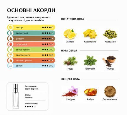 Духи Intenso Parfum MAN FRAICHE Мужские 35ml