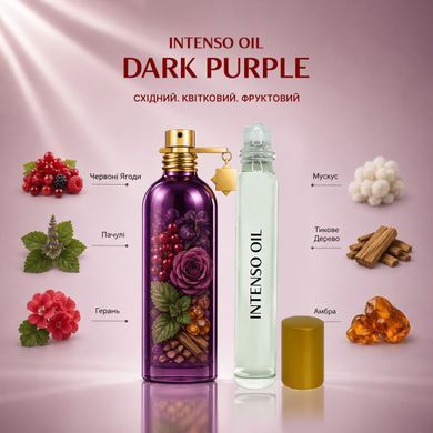 Масляні парфуми Intenso Oil DARK PURPLE Жіночі 10 ml