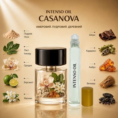 Масляні парфуми Intenso Oil CASANOVA Унісекс 10 ml