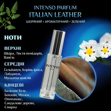 Духи Intenso Parfum ITALIAN LEATHER Унисекс 33ml