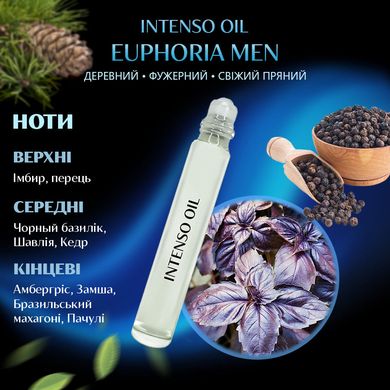 Масляні парфуми Intenso Oil EUPHORIA MEN Чоловічі 10 ml