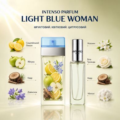 Парфуми Intenso Parfum LIGHT BLUE WOMAN Жіночі 20ml
