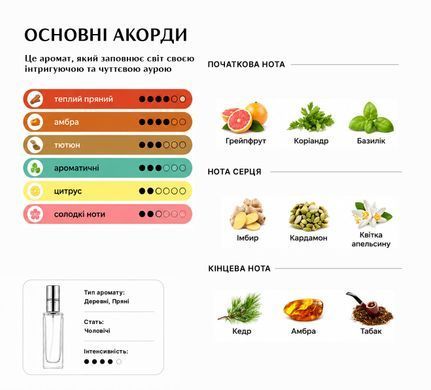 Духи Intenso Parfum THE ONE Мужские 35ml