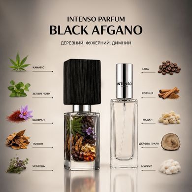 Парфуми Intenso Parfum BLACK AFGANO Унісекс 20ml