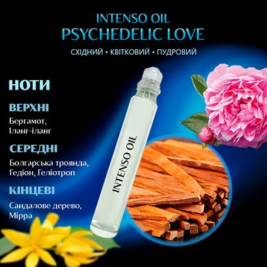 Масляные духи Intenso Oil PSYCHEDELIC LOVE Унисекс 10 ml