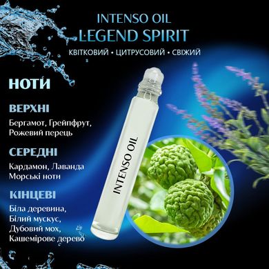 Масляные духи Intenso Oil LEGEND SPIRIT Мужские 10 ml