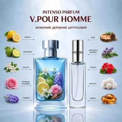 Духи Intenso Parfum V.POUR HOMME Мужские 35ml